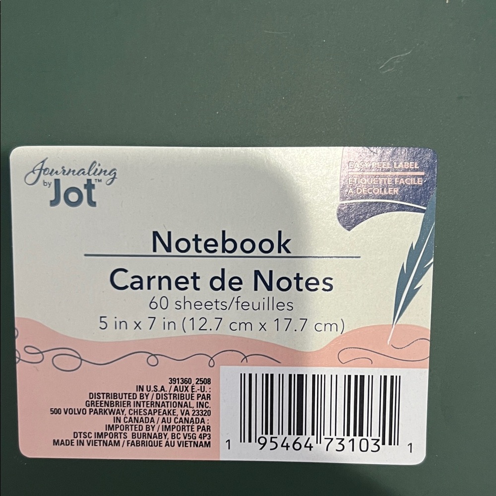Colorful Citrus Pattern Notebook NWT - Picture 10 of 16